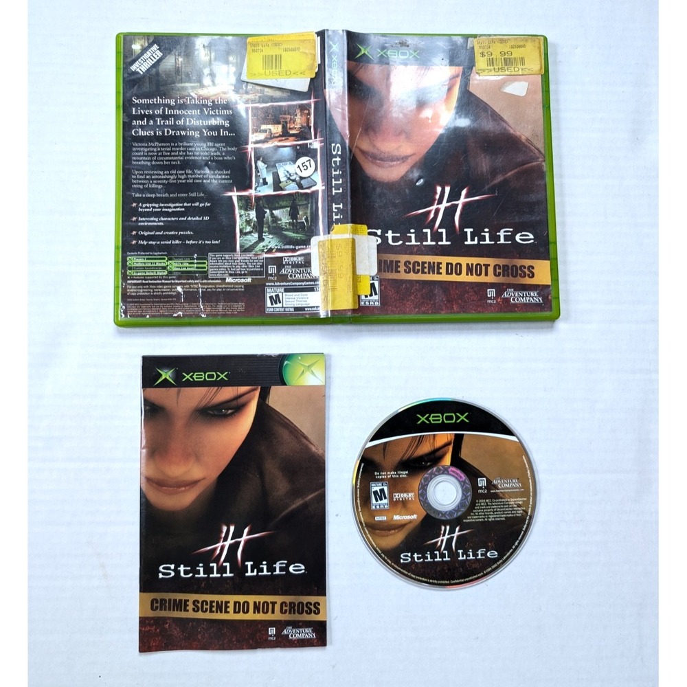 Still Life Complete Microsoft Xbox CIB 2005 Tested Working‎